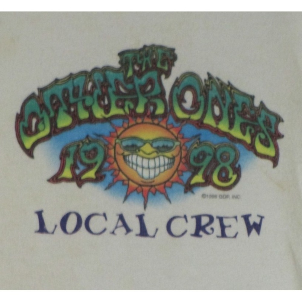 1998 Liquid Blue Other Ones LOCAL CREW White Tee XL VTG 90s DEADHEADS